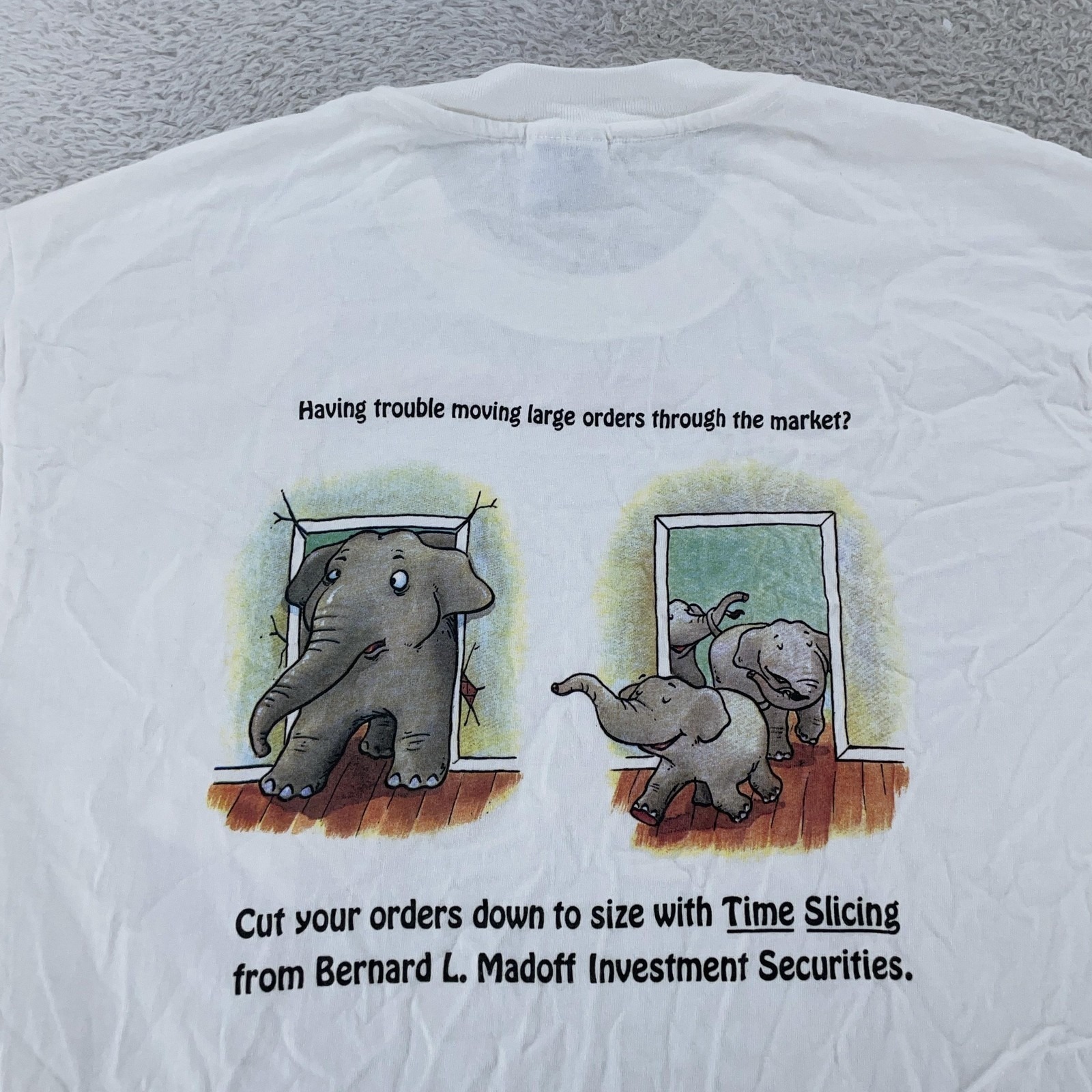 Vtg Bernard L Madoff Investment Securities Pocket Shirt ML Bernie Madf Ponzi Vtg Bernard L Madoff Investment Securities Pocket Shirt ML Bernie Madf Ponzi